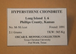 Monnig Collection Label