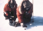 Meteorite hunters in Antarctica