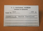 Farmville Label from the Smithsonian Institution