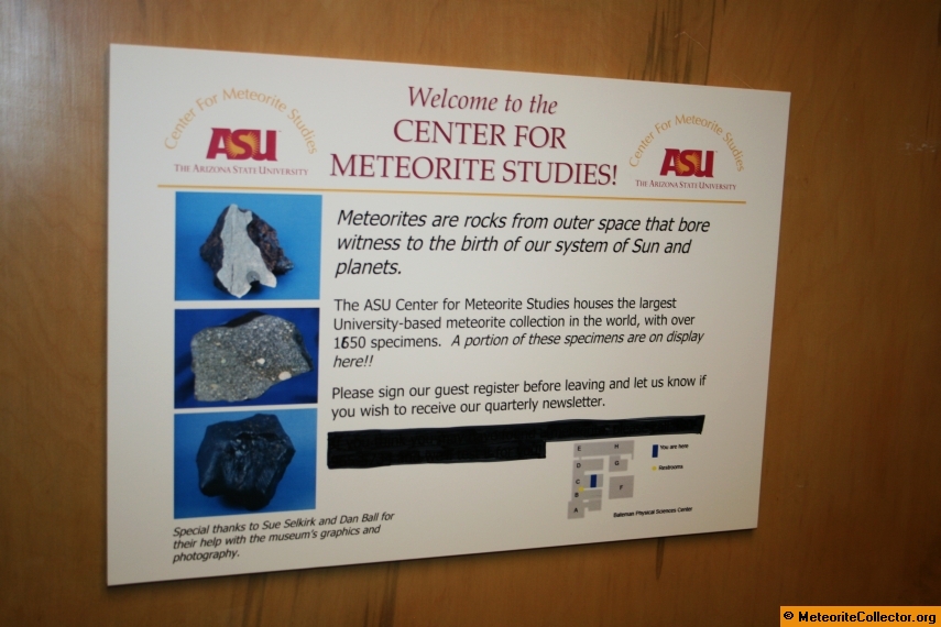 ASU Center for Meteorite Studies