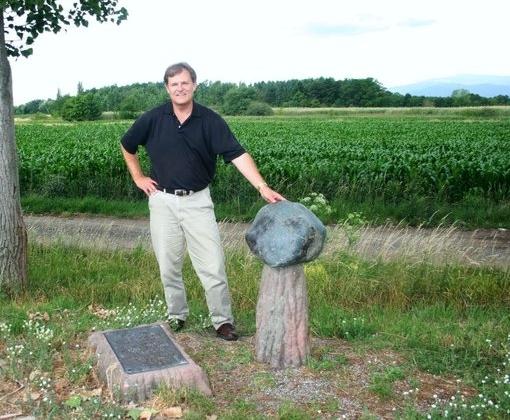 Russ Finney at the Ensisheim Fall Site